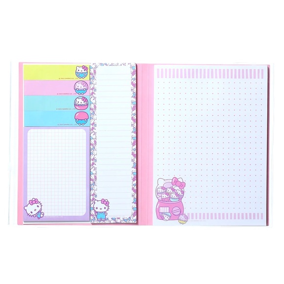 Hello Kitty Kawaii Notes and Memo Pad 120 Pouch NWT - Picture 3 of 3